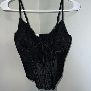 Garage Black Lace Tank Top